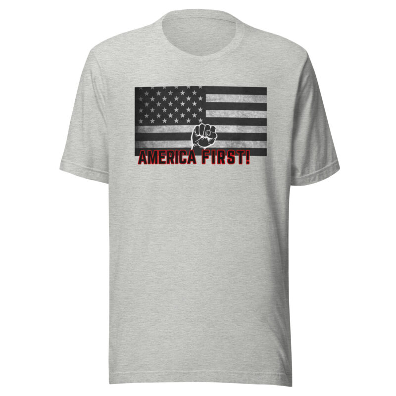 AMERICA FIRST FIST Flag Shirt