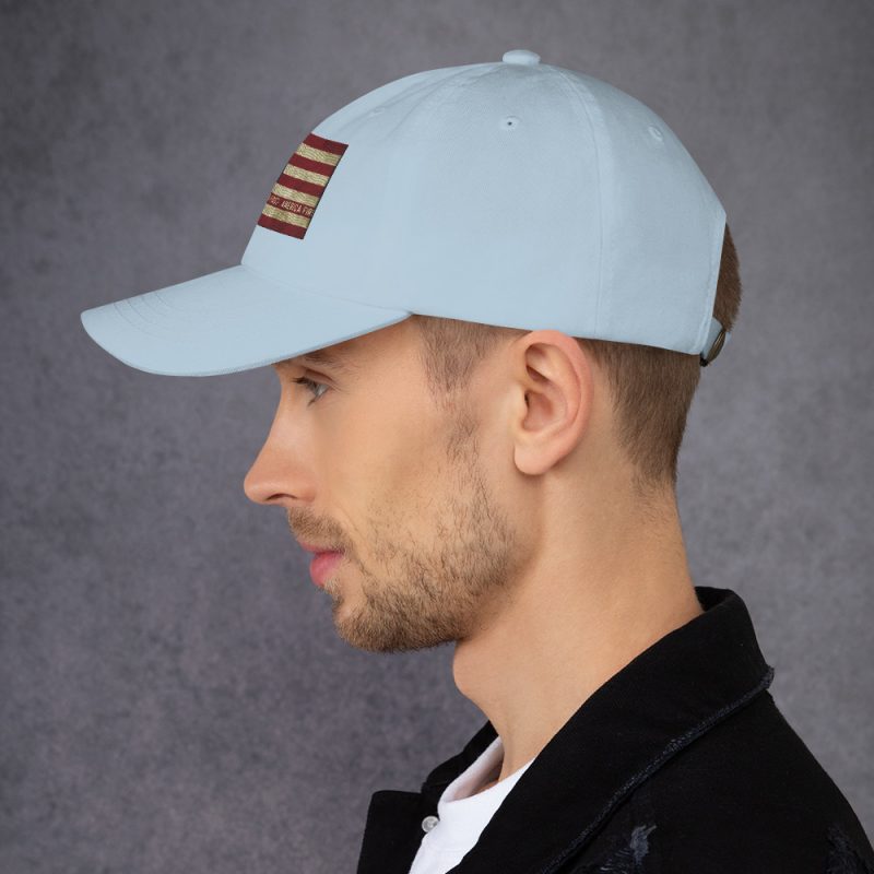 AMERICA FIRST FLAG/Red Dad Hat