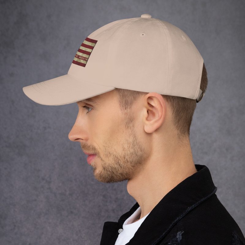 AMERICA FIRST FLAG/Red Dad Hat
