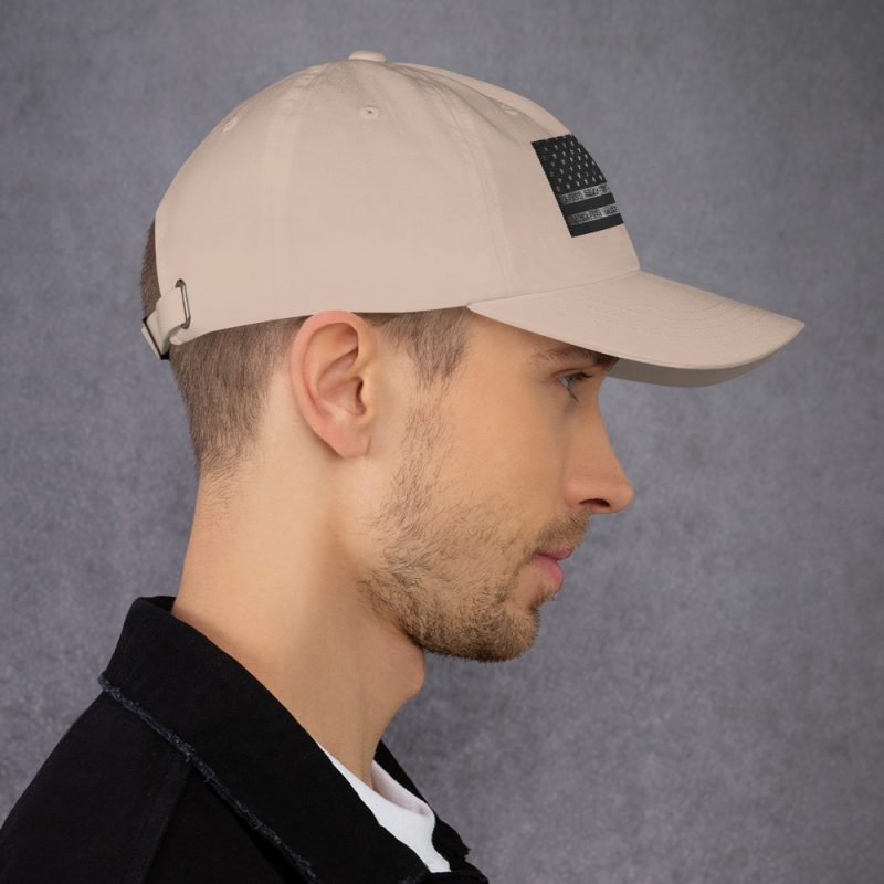 AMERICA FIRST FLAG/Blk Dad Hat