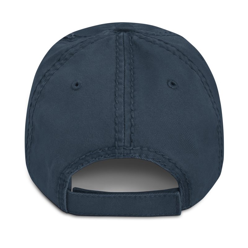 AMERICA FIRST FLAG Strip/Blu Distressed Dad Hat
