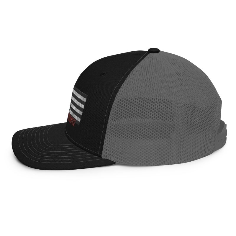 AMERICA FIRST FIST FLAG Snapback Trucker Cap