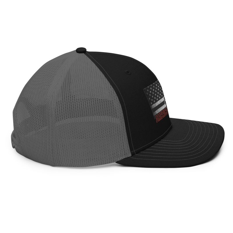 AMERICA FIRST FIST FLAG Snapback Trucker Cap