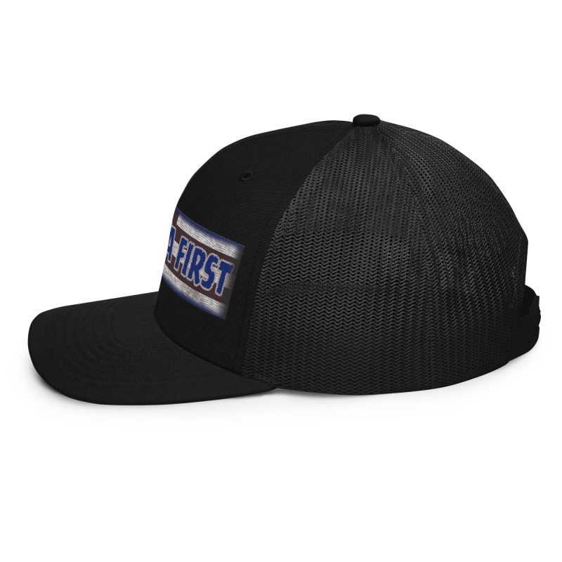 AMERICA FIRST FLAG Strip/Blu Snapback Trucker Cap