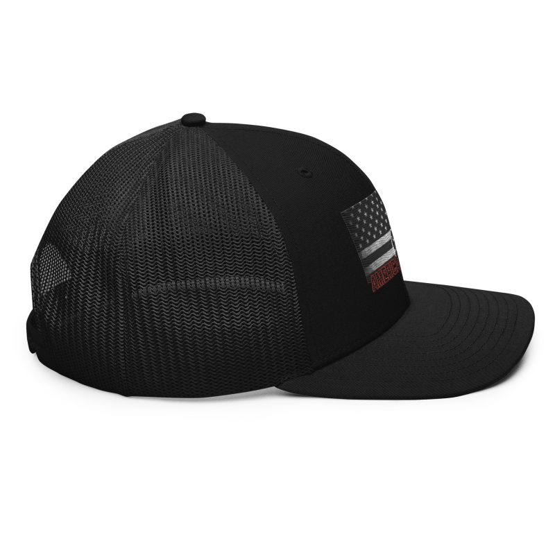 AMERICA FIRST FIST FLAG Snapback Trucker Cap