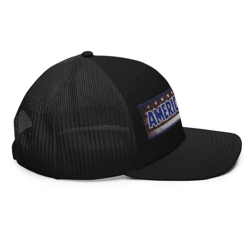 AMERICA FIRST FLAG Strip/Blu Snapback Trucker Cap