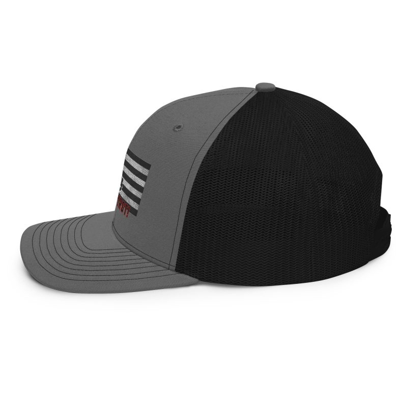 AMERICA FIRST FIST FLAG Snapback Trucker Cap