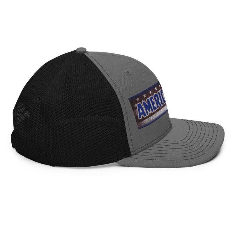 AMERICA FIRST FLAG Strip/Blu Snapback Trucker Cap