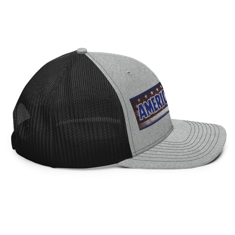AMERICA FIRST FLAG Strip/Blu Snapback Trucker Cap