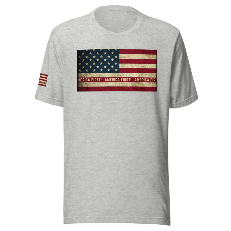 AMERICA FIRST FLAG/RED T-Shirt