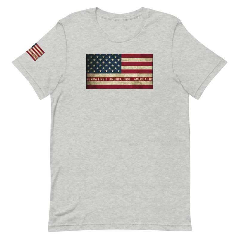 AMERICA FIRST Flag/Red Shirt
