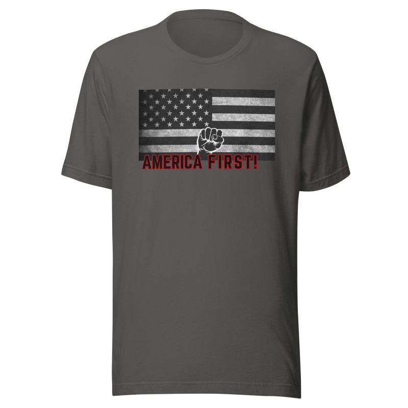 AMERICA FIRST FIST FLAG T-Shirt