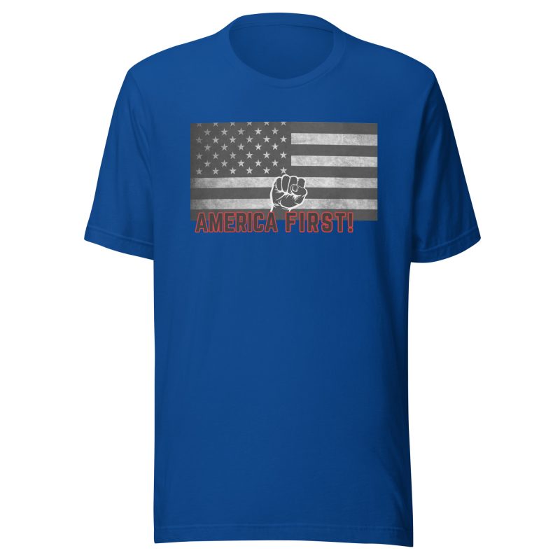 AMERICA FIRST FIST FLAG T-Shirt