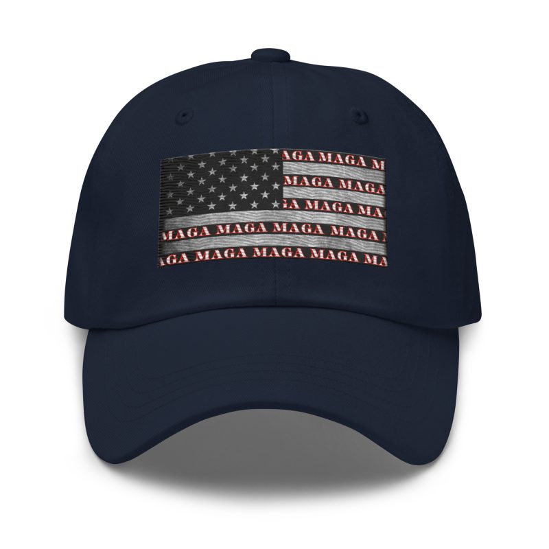 AMERICA FIRST FLAG/Red Dad Hat
