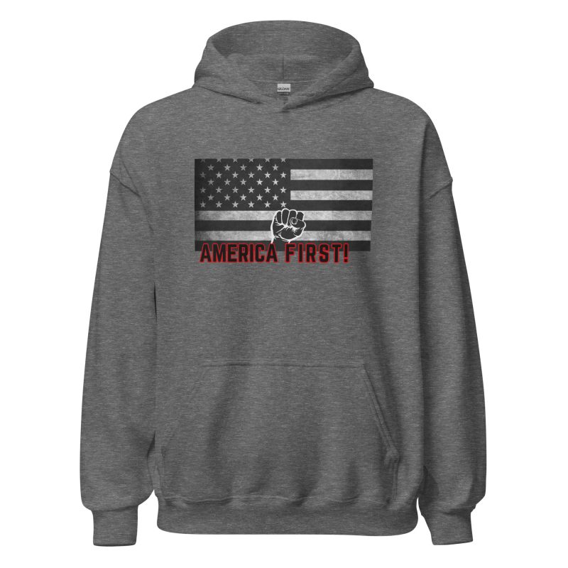 AMERICA FIRST FIST FLAG Hoodie