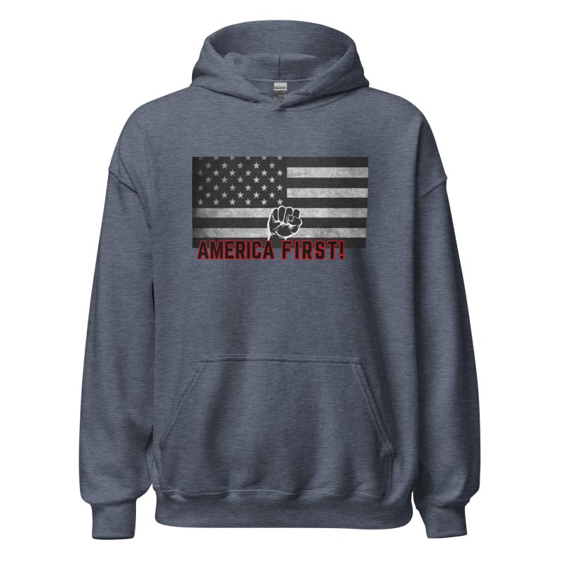 AMERICA FIRST FIST FLAG Hoodie