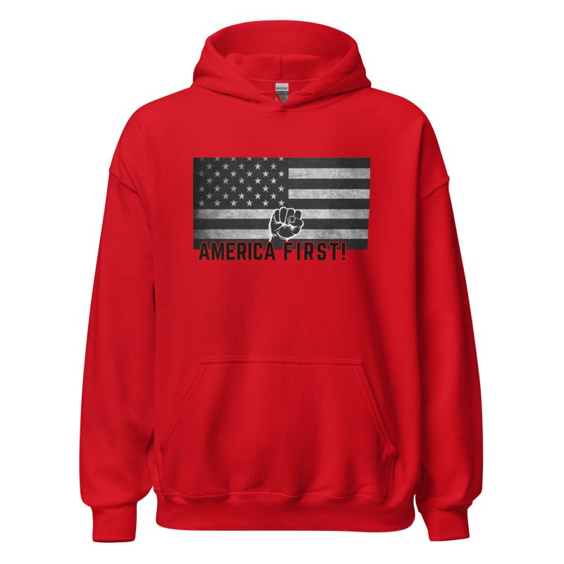 AMERICA FIRST FIST FLAG Hoodie